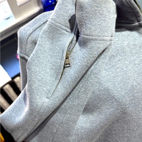 🧥Stunning Style Banana Republic Light Blue Grey Men’s Zip-Up Jacket - Size Large - Picture 11 of 15